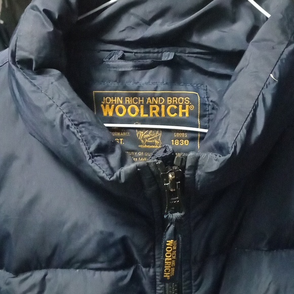 Mens Woolrich Duck Down Puffer Jacket L Navy Blue..CLOSET CLEAROUT SALE - Picture 3 of 8